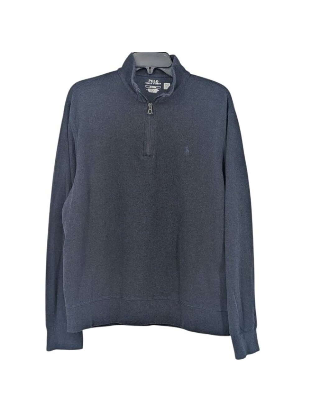 Polo Ralph Lauren Quarter Zip Knit Sweater‎ Pullover Pony Logo Minimalist Medium
